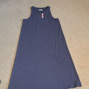 NWT‼️Madewell Blue Knit Sweater Dress XL